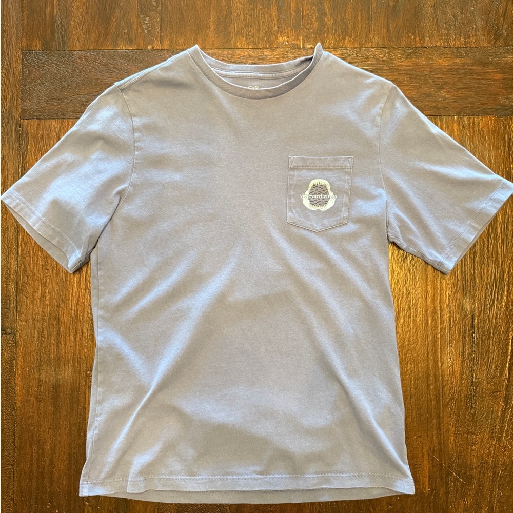 Vineyard Vines Light Gray Short Sleeve Tee